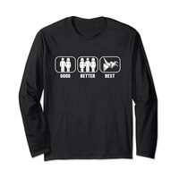 Good Better Best Origami Owl Paper Crane Folding Origami Long Sleeve T-Shirt