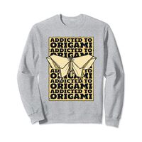Addicted To Origami Owl Paper Crane Folding Master Origami Sweatshirt
