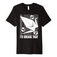 I'd Crease That Owl Paper Crane Folding Master Origami Premium T-Shirt
