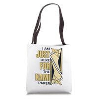 Just Here For The Kami Paper Folding Owl Paper Crane Origami Tote Bag