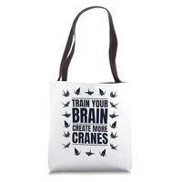 Train Your Brain Create More Cranes Folding Owl Origami Tote Bag