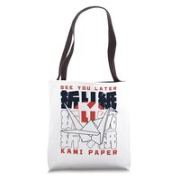 See You Later Kami Paper Folding Owl Paper Crane Origami Tote Bag