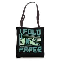 I Fold Paper Folding Owl Paper Crane Master Origami Tote Bag