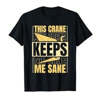 This Crane Keeps Me Sane Owl Paper Crane Folding Origami T-Shirt
