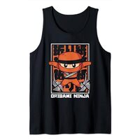 Origami Ninja Owl Paper Crane Folding Master Origami Tank Top