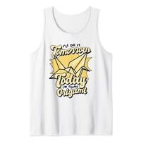 Today I'm Doing Origami Paper Crane Folding Owl Origami Tank Top