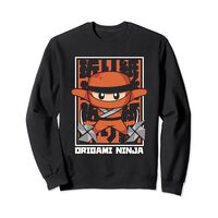 Origami Ninja Owl Paper Crane Folding Master Origami Sweatshirt