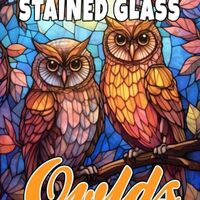 Stained Glass Owls Coloring Book: Stained Glass Owls Coloring Book For Adults, Coloring Book For Adu