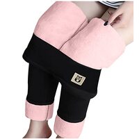 Lastesso Amazon Warehouse Sale Clearance Womens Wool Liner Sherpa Leggings Cute Owl Label Tights But