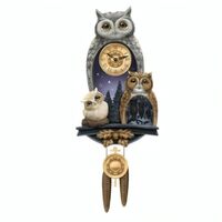 The Bradford Exchange Age of Wisdom Owl Clock Experience The Enchanting Time of Wisdom Precision Qua