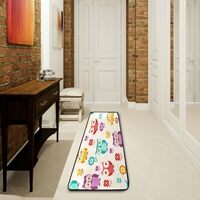 YETTASBIN Owl Runner Rug, Non-Slip Large Floor Mat Anti Fatigue Area Rugs for Kitchen Bathroom Livin
