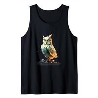 Origami Owl Japanese Art Paper Folding Artist Tank Top