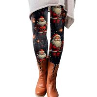 Halloween Pants Women Tshirt Girls Vintage Owl Graphic Christmas Shirt Leggings Leggings with Knit S
