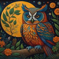 Night Owl - 500 Piece Jigsaw Puzzle for Adults