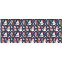 3 Rolls Birthday Wrapping Paper Roll - Owl and Bunny Design Gift Wrapping Paper for Christmas, Brida