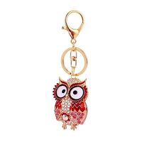 SEADEAR Rhinestones Owls Car Keychain Cute, Car Keys for Women Gilrs Rhinestone Animal Key Chains Ke