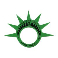 Artisan Owl New York Statue of Liberty Green Foam Crown, One Size (Single)