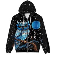 DUOLIFU Men's Cool Hooded Sweatshirts Long Sleeve Casual Zipper Hoodie Sweatshirt with Pocket,O