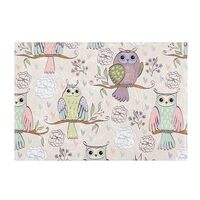 susiyo Bathroom Rug Mat Beautiful Owl Bath Mat Super Soft Absorbent Plush Shaggy Bath Rugs Non Slip 