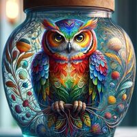 Owl Inside Jar Coloring Book: 100 Cute Owls in a Jar | Awesome Designs for Stress Relief & Relax