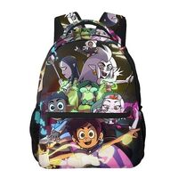 ROTALTO The Owl Cartoon House Casual Backpack Funny Laptop Back Pack Book Bag Hiking Outgoing Daypac