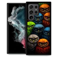 ZHEGAILIAN Case Compatible with Samsung Galaxy S24 Ultra,Night Owls Pattern Design Galaxy S24 Ultra 