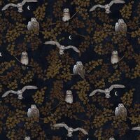 Timeless Treasures Nightfall Night Owl Night, Fabric by The Yard