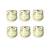 STOBOK 10pcs Owl Beads Craft Charms Pendants Owl Charms Loose Spacer Bead Jewelry Making Beads Round