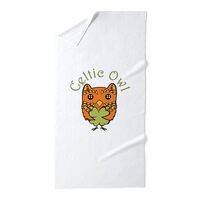 CafePress Celtic Owl Large Beach Towel, Soft Towel with Unique Design