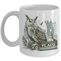 Cyber Hutt West Flaco the Owl New York City Skyline Tribute Coffee Mug