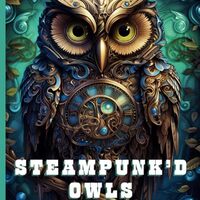 Steampunk’d Owls Coloring Book Volume 1: Fantastical Owl Illustrations for Teens and Adults (S