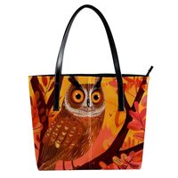 Purses for Women,Tote Bag Aesthetic,Women's Tote Handbags,Forest Animal Owl