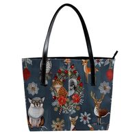 Purses for Women,Tote Bag Aesthetic,Women's Tote Handbags,Deer Owl and Fox