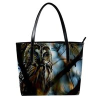 Purses for Women,Tote Bag Aesthetic,Women's Tote Handbags,Forest Tree Owl