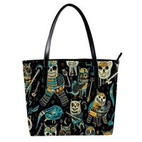 Purses for Women,Tote Bag Aesthetic,Women's Tote Handbags,Animal Skull Skull Owl