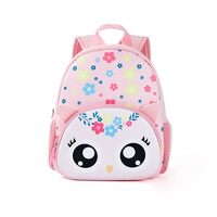 KK CRAFTS Preschool Backpack Toddler Neoprene Animal Schoolbag Lunch backpack for Kids Boys Girls(Fl