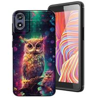 DHEEBFWE for Motorola Moto G Play 2024 Brushed Texture Case,Ultra-Thin and Soft TPU Phone Cover Desi