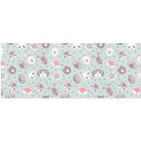 OTVEE 2 Rolls Birthday Wrapping Paper Roll - Fox Raccoon Dog and Owl Design Gift Wrap Perfect for We