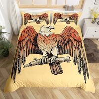 Feelyou Owl Duvet Cover King, Bird Decor Comforter Cover Cute Owl Bedding Set for Kids Boys Girls Ca