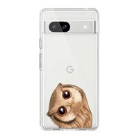 Blingy's for Google Pixel 8a Case, Fun Owl Style Cute Bird Pattern Funny Cartoon Animal Design 