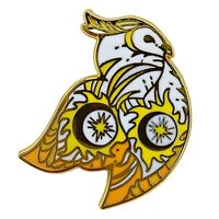 Ficsowy Eclipse Birds Enamel Pins Owl Lapel Pin Birthday Gift for Women, Girls, Teens, Adults and Ch