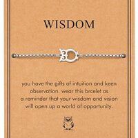 OBSUN Inspirational Bracelets for Women Graduation Gifts for Her Owl Bracelet Gifts for Women (owl)