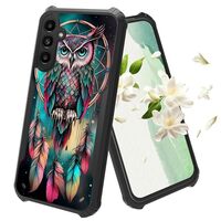 Rossy for Samsung Galaxy A35 5G Case Owl Dream Catchers Design Galaxy A35 5G Phone Case for Women Gi