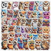 Pigbit Vintage Cartoon Cute Owl Stickers - 50Pcs Waterproof Vinyl Birds Animal Lovers Stickers for S