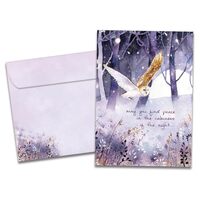 Tree-Free Greetings - Winter Solstice Greeting Card - Artful Designs - 1 Card + Matching Envelope - 