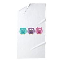 CafePress Owl Border Large Beach Towel, Soft Towel with Unique Design