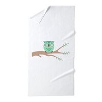 CafePress Owl On Branch Large Beach Towel, Soft Towel with Unique Design