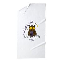 CafePress Genuine Night Owl Large Beach Towel, Soft Towel with Unique Design