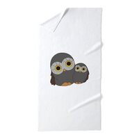 CafePress Two Owls Large Beach Towel, Soft Towel with Unique Design