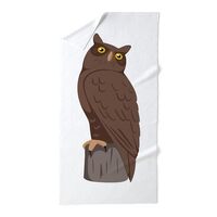 CafePress Hoot Owl Large Beach Towel, Soft Towel with Unique Design